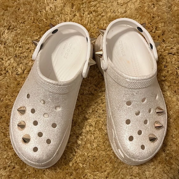 BAE platform glitter studded Crocs - Picture 2 of 10